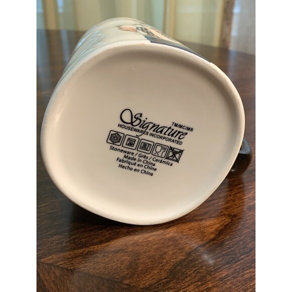 Signature Housewares Coffee Mug Hipster Cow Bandana Glasses Milkshake Quirky Cup - Picture 6 of 8